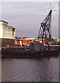 NT2776 : A corner of Leith Docks by Chris Allen