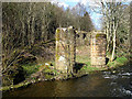 A dismantled bridge on the former Waverley Line