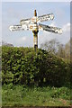 Old signpost at Greenway, near Donnington