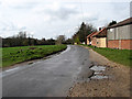 View west along Haveringland Road