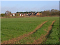 Farmland and houses, Booker