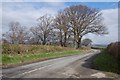 B4386 road looking NE from Heightley Junction