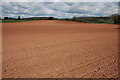 Ploughed field near Donnington