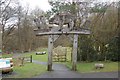 Entrance Gate to  track to Sculpture Park