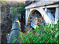 Water pipe across the Culter Burn