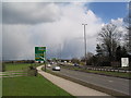 A453, with foot and cycle path, leaving Clifton for Nottingham