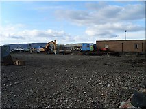 NS4969 : Activity in former John Brown's site by Stephen Sweeney