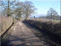 SO7144 : Lane to Riddings Farm by Trevor Rickard