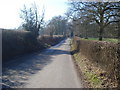 Lane near Stoneyard Green