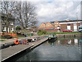 Egremont moored within Chichester Canal basin