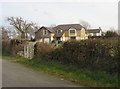 SH4559 : Recently built houses on the Llanfaglan-Foryd road by Eric Jones