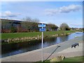 Signposts on the Glasgow-Loch Lomond Cycleway