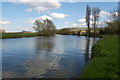 SO9242 : River Avon at Eckington wharf by Roger Davies