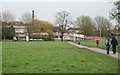 Path to Cutter Ferry Bridge across Midsummer Common