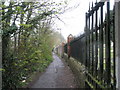 Path from James Lane to Peninsula Road