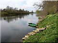 NT8039 : The River Tweed near Birgham by Walter Baxter