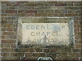 Ebenezer Chapel date stone