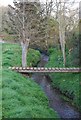 Bridge across a small chalk stream, Winfrith Newburgh.