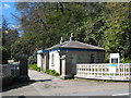 Lodge at the entrance to Tremough College