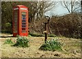 The village pump and telephone box at Chignall St. James