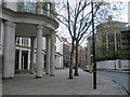 Columns supporting building in Basinghall Street