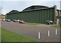 TL4646 : Concertina doors - hangar 3, Duxford by ad acta