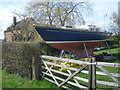 Boat and cottage on the Kempley lane