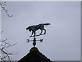 Dog weather vane