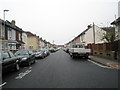 Looking eastwards down New Road East