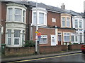 Bus stop outside Gladstone Terrace