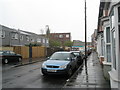 Looking up Stirling Street towards Kingston Road