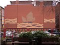 SJ8498 : Chinese Wall, Chinatown, Manchester by Peter Fuller