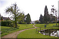 Looking towards main entrance Bush Hill Gardens, Bush Hill