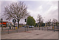 Crossroads of Village Road, Ridge Avenue, Bush Hill Road and Church Street