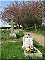 Path through churchyard