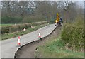 Road repairs along Little Dalby Road