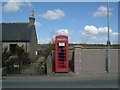 Phone box at Woodhead