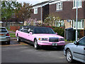 Pink stretch limo