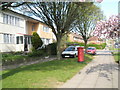 Postbox near the junction of Credenhill Road and Allaway Avenue