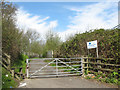 Entrance to Honey Hill campsite