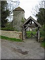 Lych gate and W end of St Mary