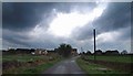 Pond Lane Little Lepton before the storm