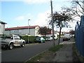 Looking down Nailsea Road to the junction with Allaway Avenue