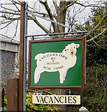 SW4525 : Castallack Farm sign by Pauline E