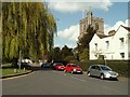 Looking down Churchfields at Broxbourne