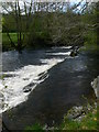 Weir on the River Elwy at Pont y Ddol