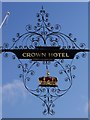 Sign for the Crown Hotel, Southwold