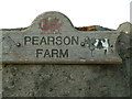 Sign at Pearson Farm