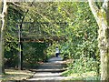 A footpath through Town Gardens, Swindon