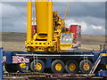 SD8218 : Crane on site of Turbine Tower No 11 by Paul Anderson